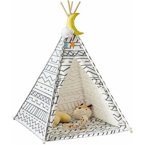 oss03 SoBuy Tepee Play Tent for Children with Door and Window Playhouse 