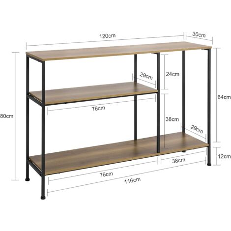 SoBuy Console Table Hall Table Side Table End Table  Sofa Table,FSB35-PF