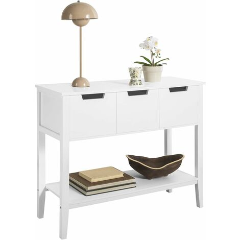 SoBuy Console Table Hall Table Side Table End Table Living Room Table,FSB51-W