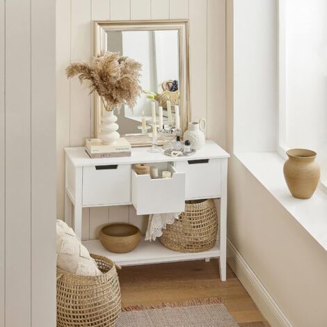 SoBuy Console Table Hall Table Side Table End Table Living Room Table,FSB51-W
