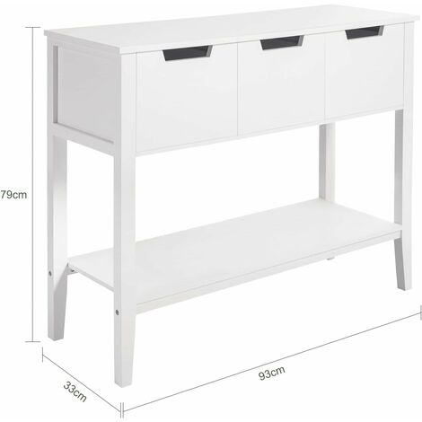 SoBuy Console Table Hall Table Side Table End Table Living Room Table,FSB51-W