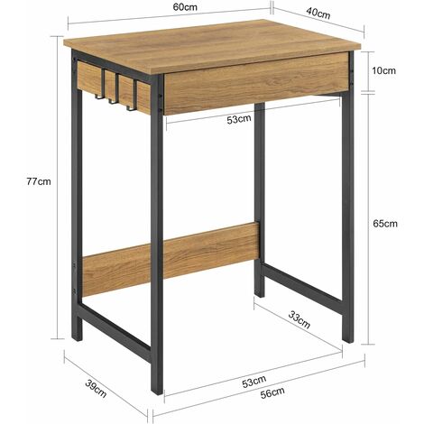 SoBuy Computer Desk Workstation Writing Desk Children Teenagers Desk,FWT43-N