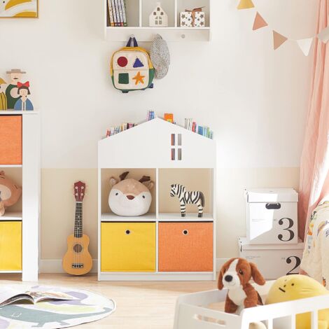 SoBuy House Shape Design Children Kids Bookcase Book Shelf,KMB49-W
