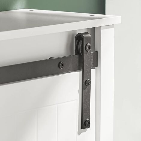 SoBuy Bathroom Wall Cabinet Wall Mounted Storage Cabinet,BZR71-W