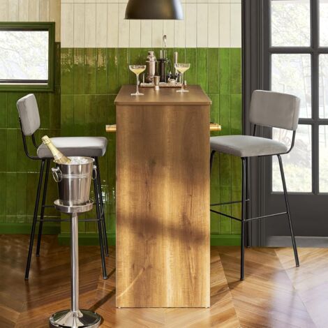 SoBuy Kitchen Breakfast Bar Table,FWT97-PF