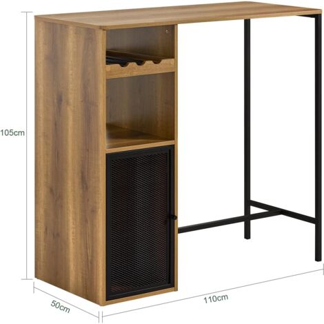 SoBuy Kitchen Breakfast Bar Table,FWT97-PF