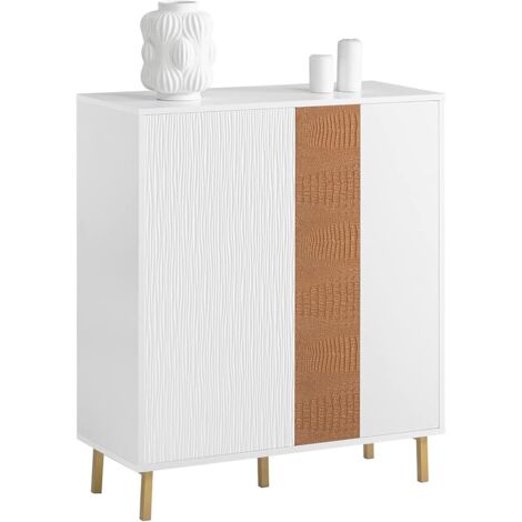 SoBuy Kitchen Dining Room Living Room Sideboard Storage Cabinet Cupboard Hallway Cabinet Bedroom Cabinet,FSB70-W