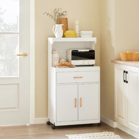 SoBuy Wheeled Kitchen Storage Cupboard Sideboard,FSB12-W