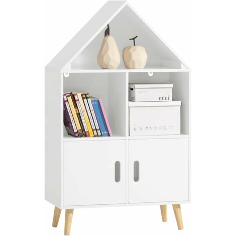 SoBuy House Shape Design Children Kids Bookcase Book Shelf Toy Shelf,KMB58-W