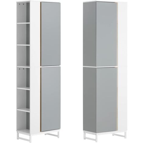 Tall deep deals cabinet with doors