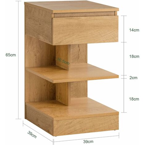 SoBuy Bedside Table Night Stand Side Table,FBT49-N