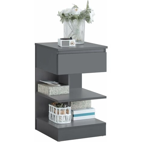 SoBuy Bedside Table Night Stand Side Table FBT49 HG