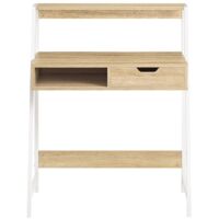 68 Inch Office Table Computer Desk Workstation Bookshelf With CPU Stand - View #7