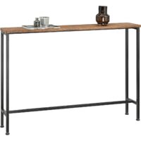 SoBuy Industrial Console Table Hall Table Side Table End Table Living Room Sofa Table,FSB19-XL-N