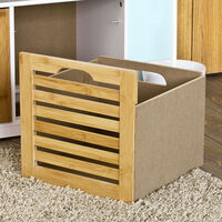 SoBuy Shoe Cabinet Storage Bench with 2 Drawers & Seat Cushion, FSR23-K-WN