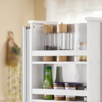 SoBuy Kitchen Spice Holder,Refrigerator Hang Storage Rack,FRG150-W,UK