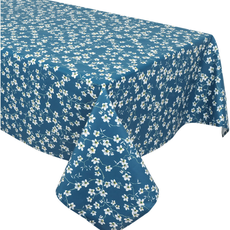 KGS Nappe Bulgomme Imprimée Provencale - Au mètre (Bleu, 140x180cm) :  : Cuisine et Maison