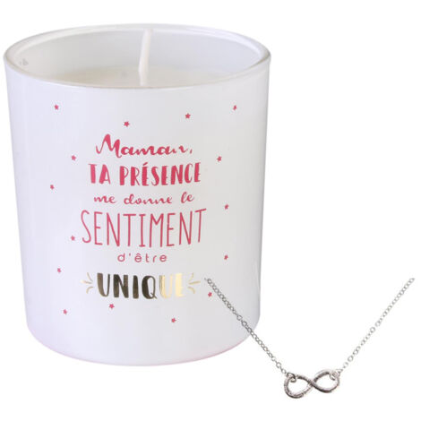 Bougie parfumée MARBELLA + bracelet surprise (1/3)