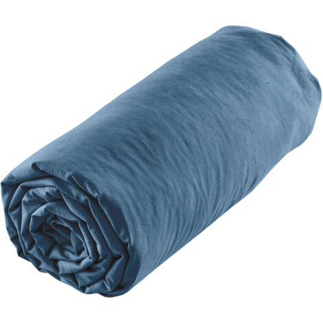 Drap housse MILA micro lavée polyester 140x190 cm (1/5)