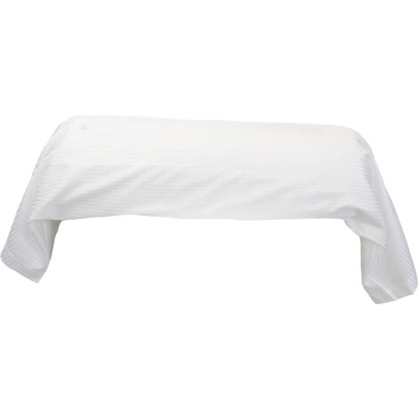 Taie de traversin satin de coton GRAND HÔTEL Grand hôtel 140x43 cm