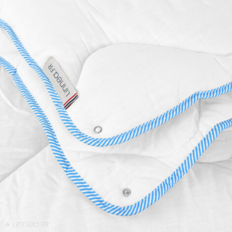 Couette polyester HARMONIE fibre creuse siliconée 4 saisons 160x200 cm