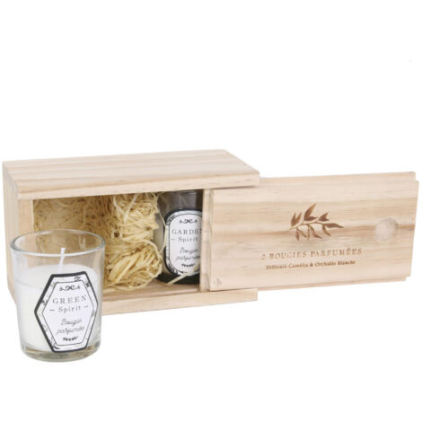 Bougie Parfumée Naturelle Orchidée – Grandes Sœurs Ran Par Ebenaturel (Cire Végétale, 9,5 Cm)