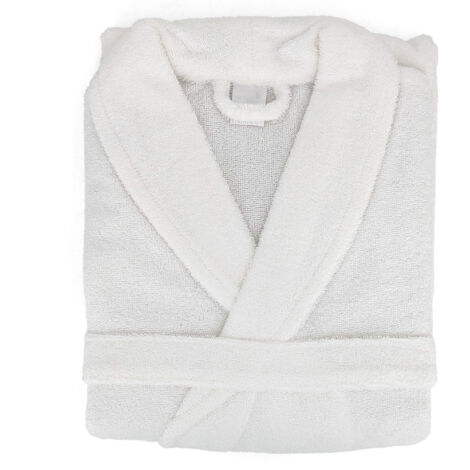 Peignoir de bain ALPHA col châle L