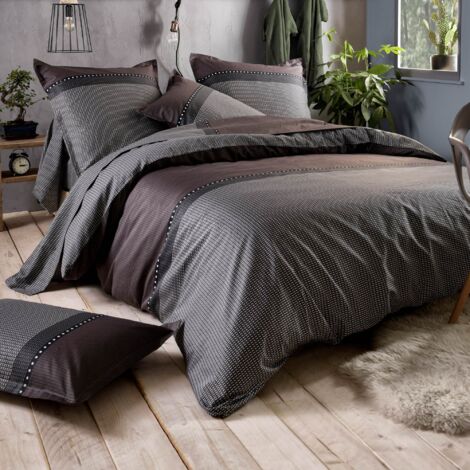 Parure de lit satin ENZO Taie 50x70 cm 240x220 cm (1/5)