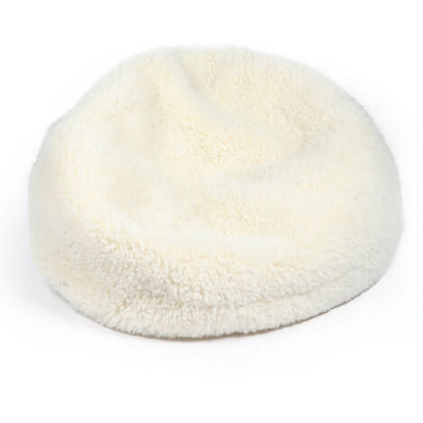 Pouf medium polyester et fausse fourrure collection SOFT ANIMALS mouton avec garnissage (1/5)