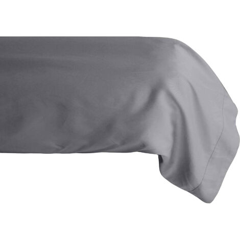Taie de traversin uni percale de coton MANOIR