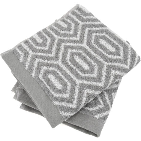 Serviette invité SYMETRIE coton Alvéoles (1/5)