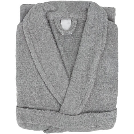 Peignoir de bain ALPHA col châle S