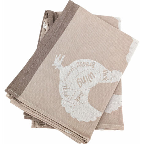 Torchon de cuisine toile collection GRILLUXE 50x70 cm (1/5)