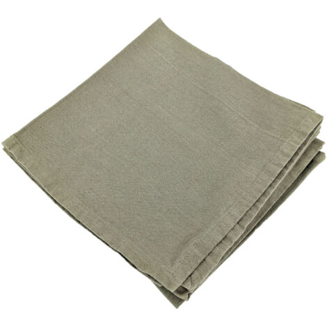 Lot de 6 serviettes de table YUCO coton - Bleu pétrole - - 23.80