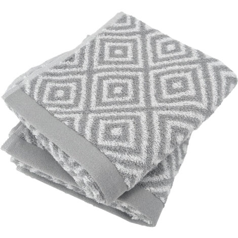 Serviette invité SYMETRIE coton Losanges (1/5)