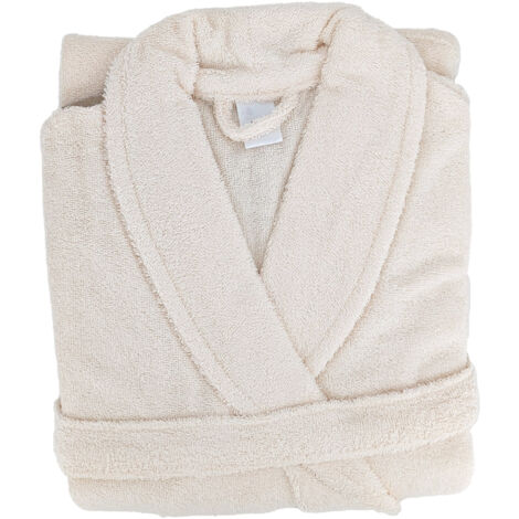 Peignoir de bain ALPHA col châle L