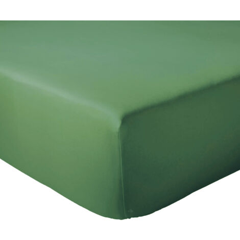 Drap housse coton EVASION Bonnet de 30 cm 90x190 cm (1/5)