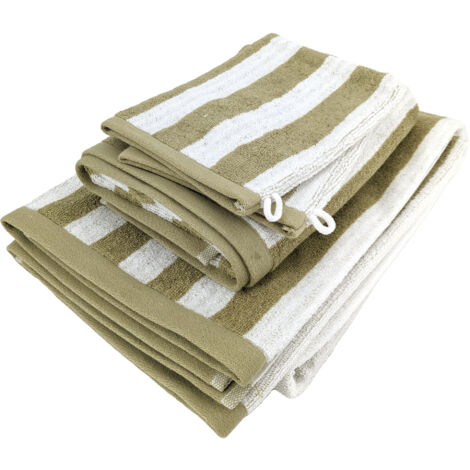 Parure de bain EFFICIENCE STRIPES 4 pièces (1/5)