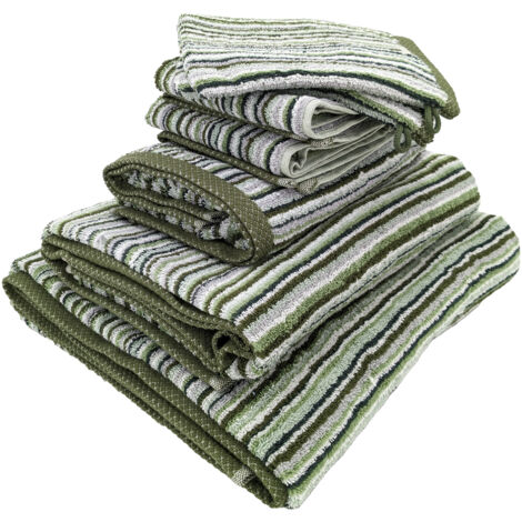 Parure de bain collection PURE STRIPES II 7 pièces (1/5)