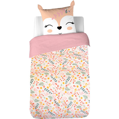 Parure de lit LEILA polyester microfibre Taie 63x63 cm 140x200 cm