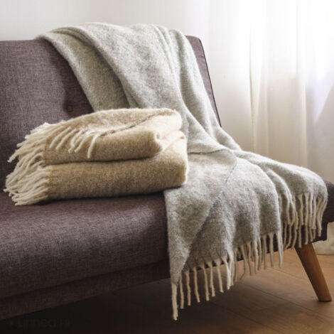 Plaid alpaga, mohair et laine LIMA (1/5)
