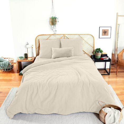 Parure de lit GAZGAZ double gaze de coton 240x220 cm