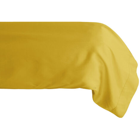 Taie de traversin uni percale de coton MANOIR