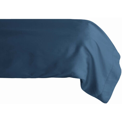 Taie de traversin uni percale de coton MANOIR