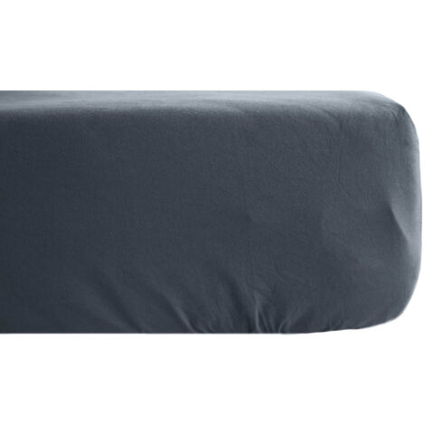 Drap housse coton lavé PALACE 90x190 cm (1/5)