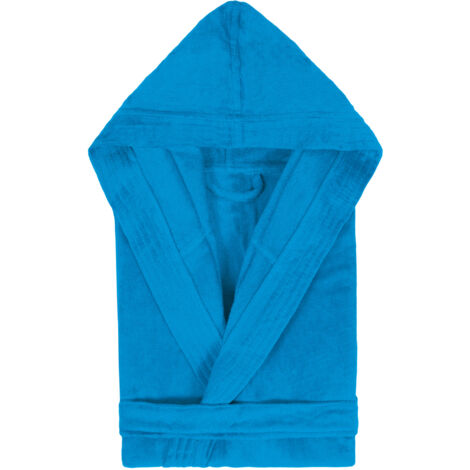 Peignoir adulte à capuche COOL en velours XS