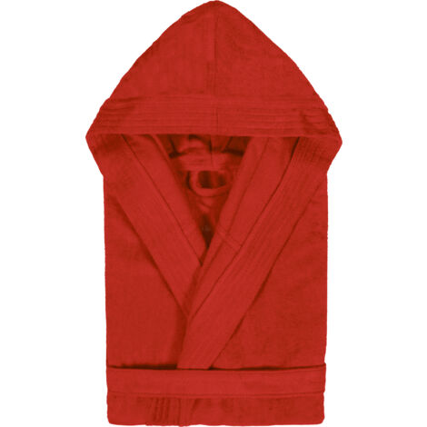 Peignoir adulte à capuche COOL en velours XL