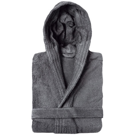 Peignoir adulte à capuche PURE Capuche Courte XL