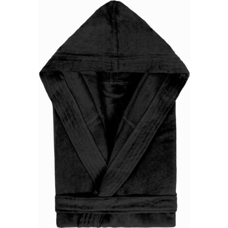 Peignoir adulte à capuche COOL en velours XL