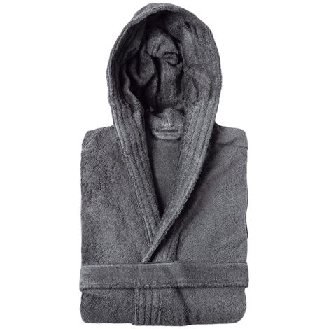 Peignoir adulte à capuche PURE Capuche Courte S